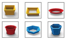 折疊基質(zhì)花盆